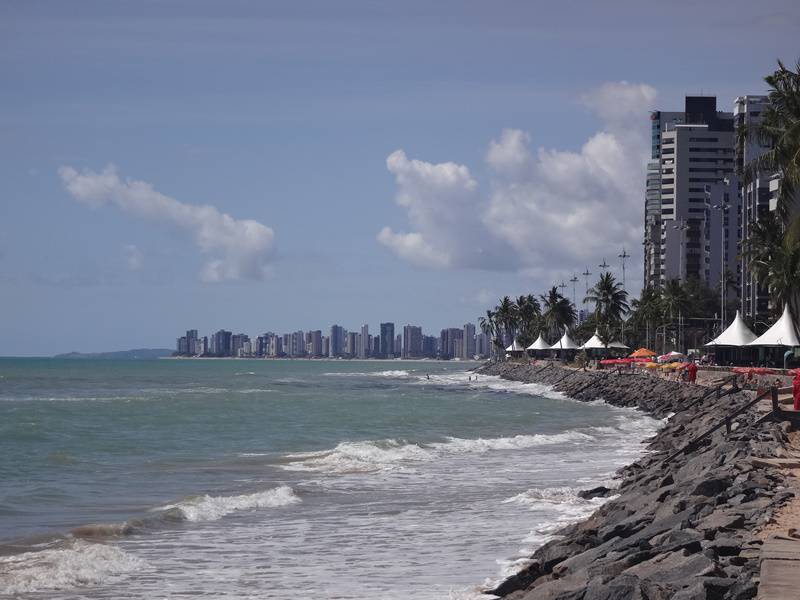 Praia de Boa Viagem, em Recife.