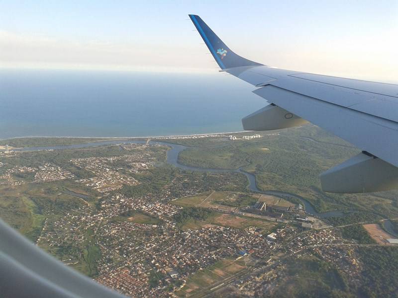 Recife, pós decolagem.