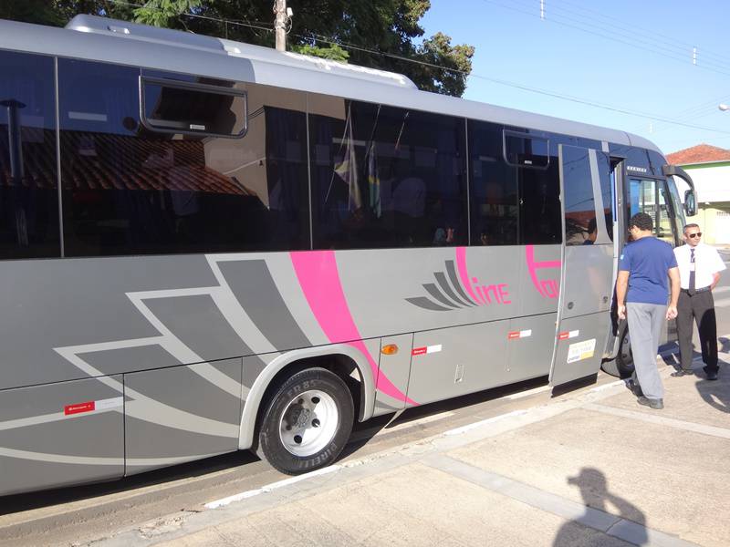 Ônibus da agência de São Paulo.