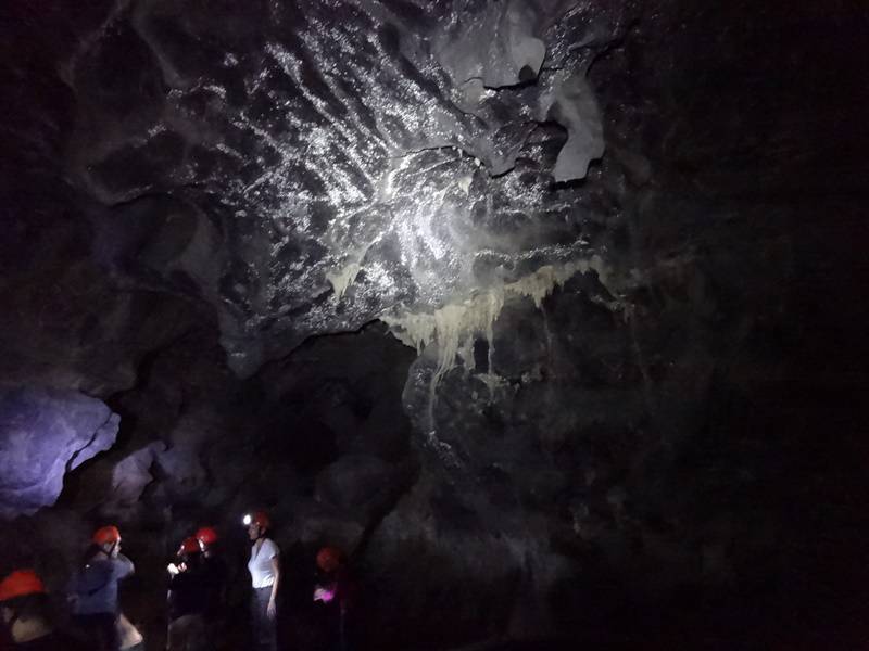 PETAR - Partículas de ouro no teto da Caverna do Cafezal.