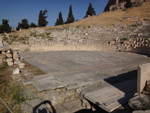 Teatro de Dionísio, em Atenas.