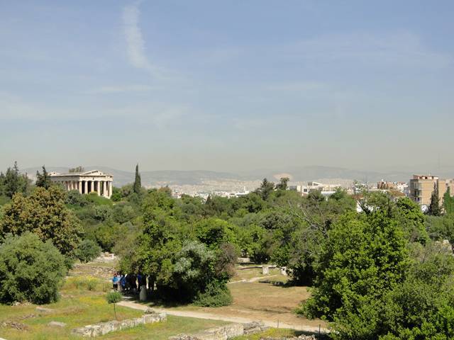 Ágora, o centro administrativo da Atenas Antiga.