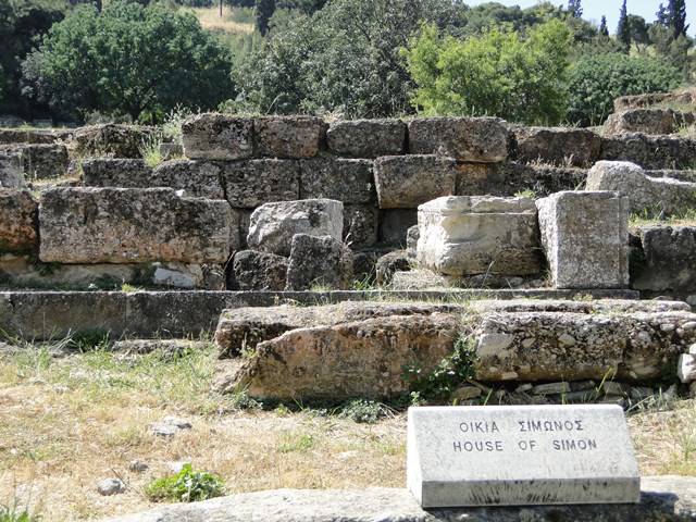 Ágora Antiga, em Atenas.