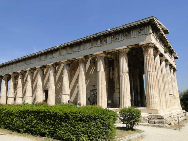 Templo de Hefesto. O templo grego antigo mais bem preservado do mundo.