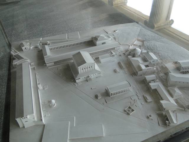 Maquete da Ágora Antiga.