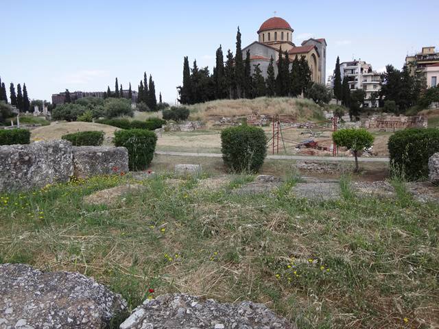 Cemitério Kerameikos, em Atenas.