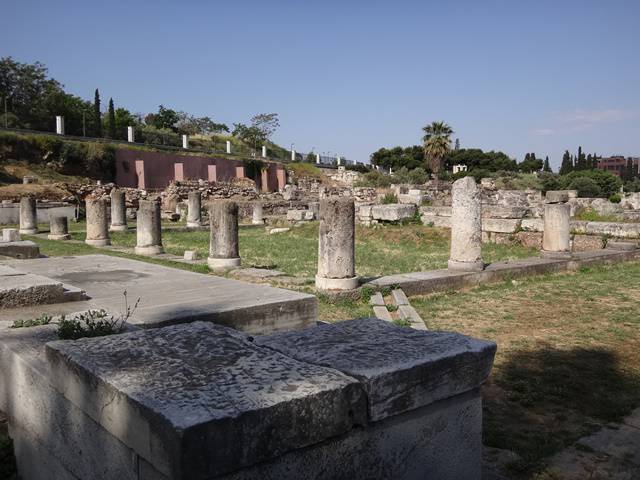 Cemitério Kerameikos, em Atenas.