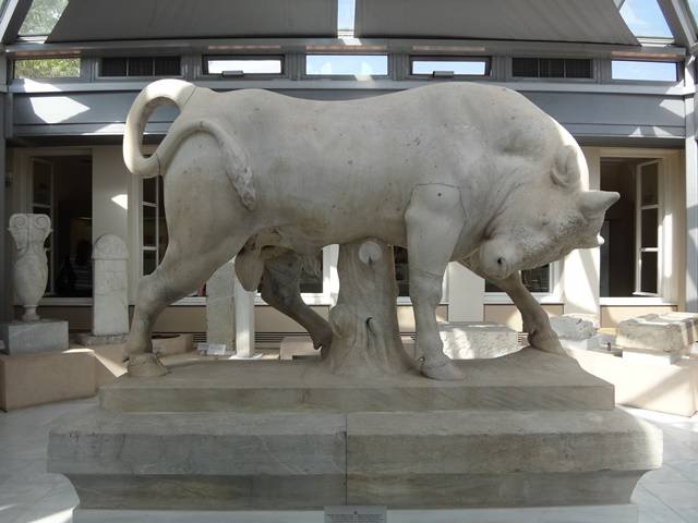 Museu no cemitério de Kerameikos, em Atenas.