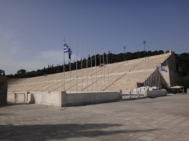 Estádio Panatenaico, local dos jogos desde a Época Antiga.