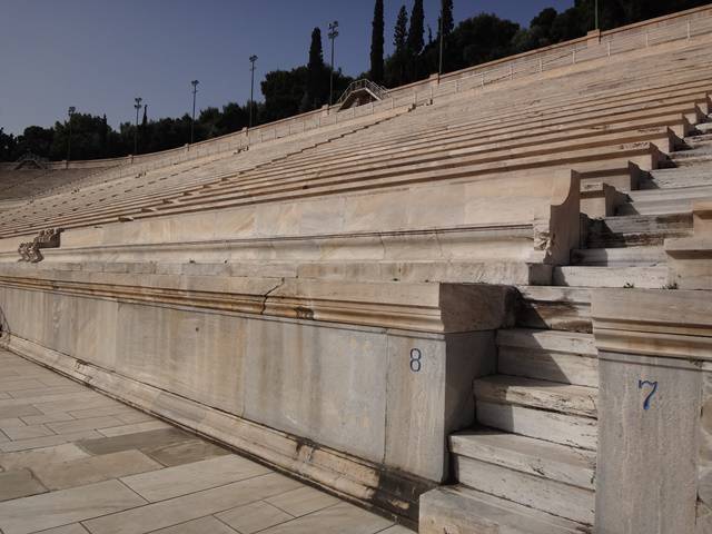 Arquibancadas do Estádio Panatenaico.