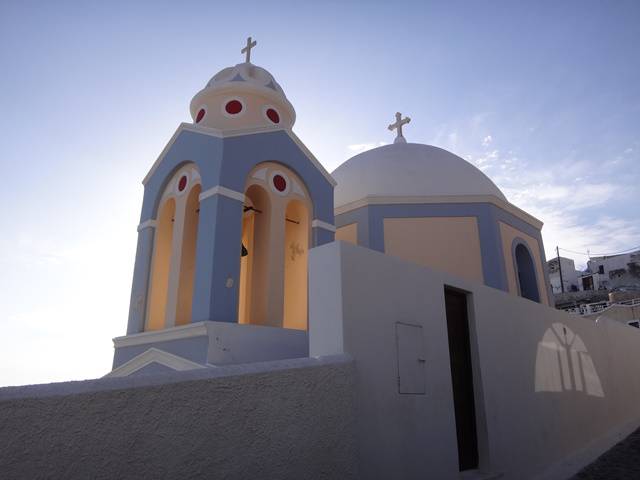 Igreja em Santorini.