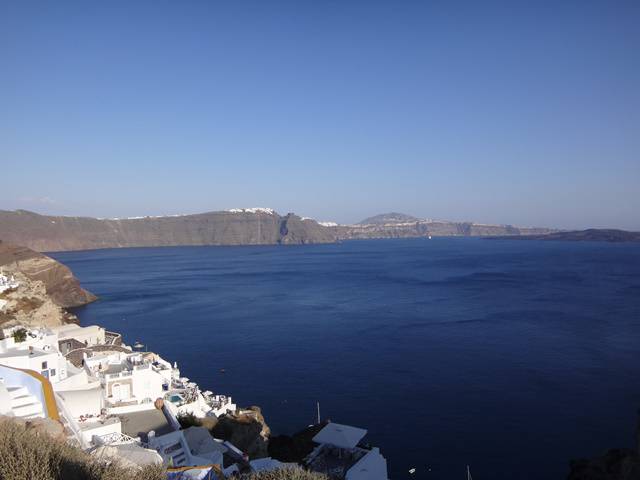 Fira e sua Caldeira, vistas de Oia.