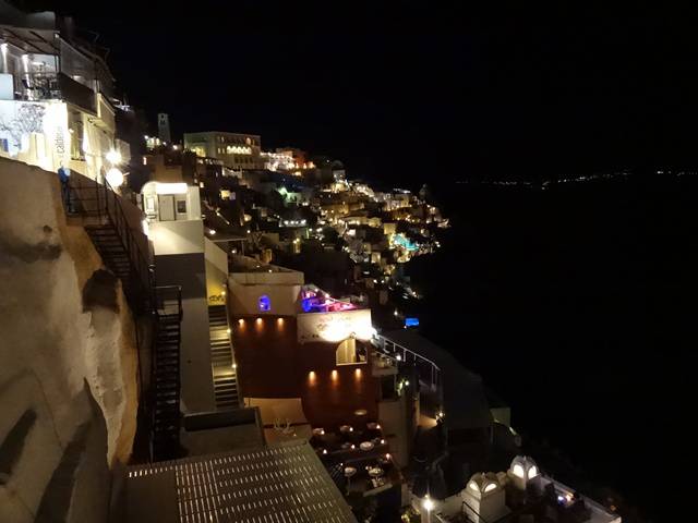 Visão da Caldeira durante a noite.