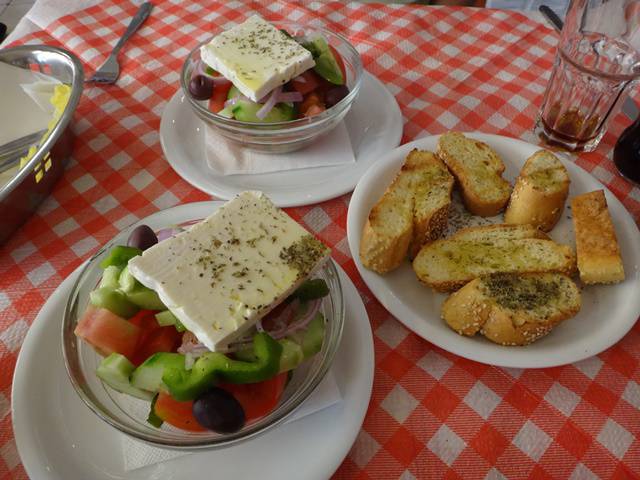 Salada grega.