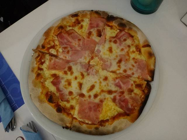 Jantar no Tabasco - pizza.