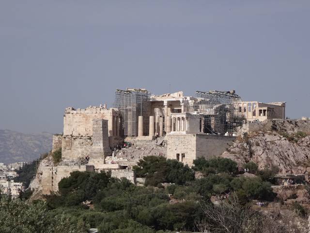 Acrópole de Atenas vista do Monte Filopapo.