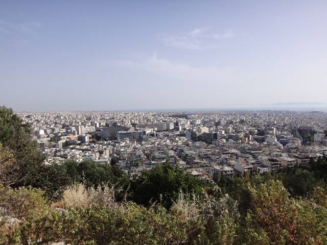 Atenas vista do Monte Filopapo.