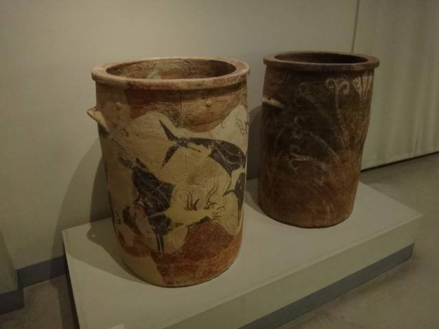 Vasos do século 17 a.C. - Santorini, Grécia.