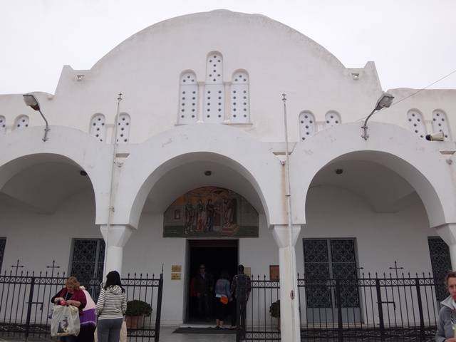 Catedral Ortodoxa Metropolitana em Fira, Santorini.