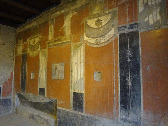 Pompeia: muitas edificações ainda apresentam a decoração original