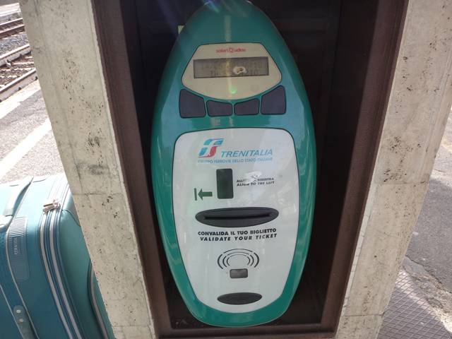 Máquina para validação do bilhete