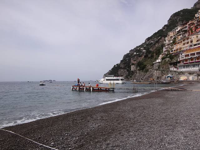 Positano - Marina Grande: praia pública.