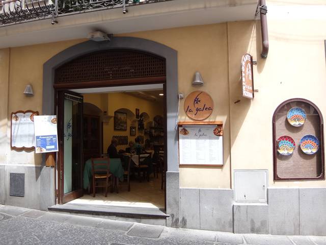 Restaurante La Galea, em Amalfi.