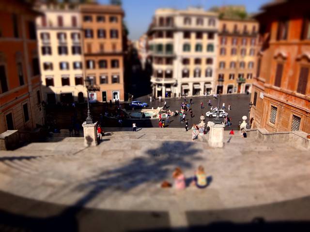 Roma, Piazza di Spagna.