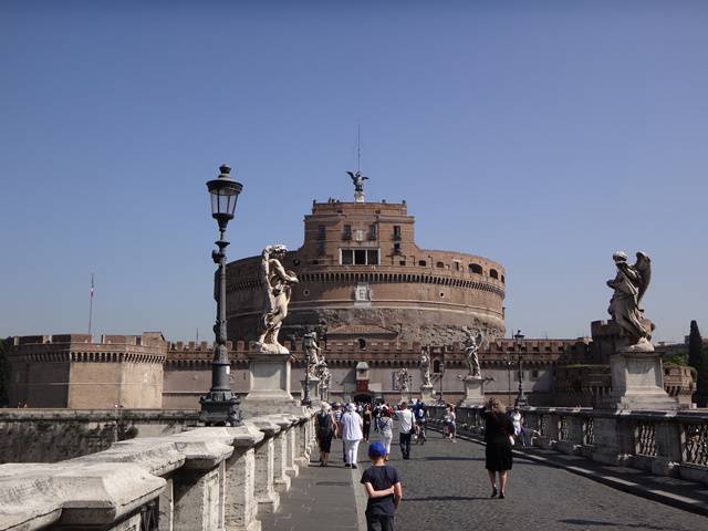 Roma: Castelo de Sant'Angelo.