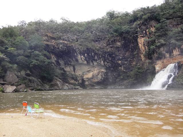 Prainha e Cachoeira Maria Augusta (queda menor).