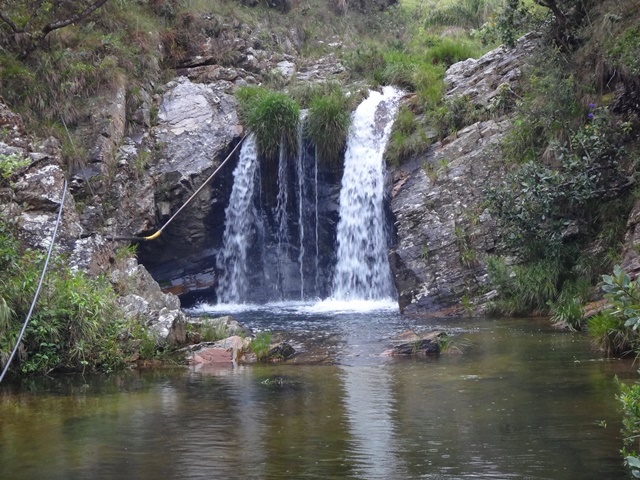 Cachoeira do Oratório, na Pousada Vale dos Canteiros.