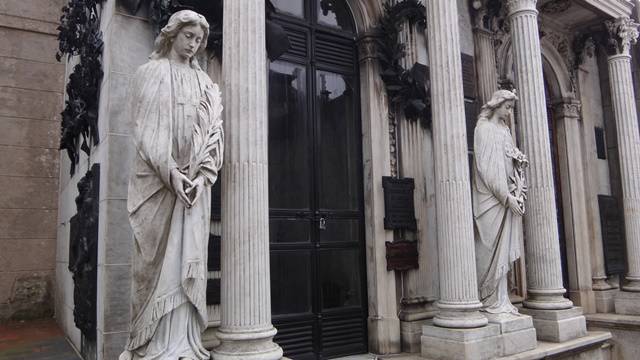 Cemitério da Recoleta, em Buenos Aires.