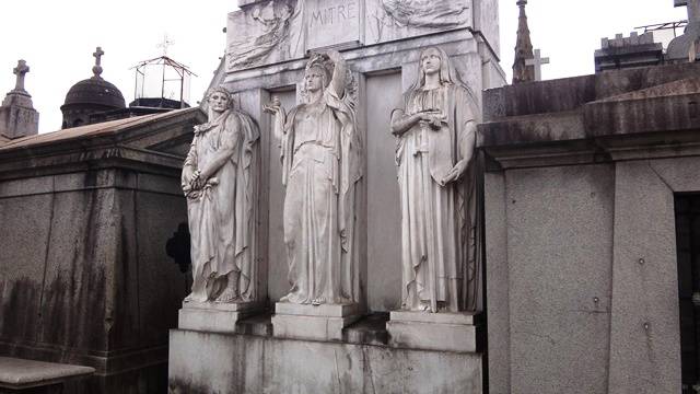 Cemitério da Recoleta, em Buenos Aires.