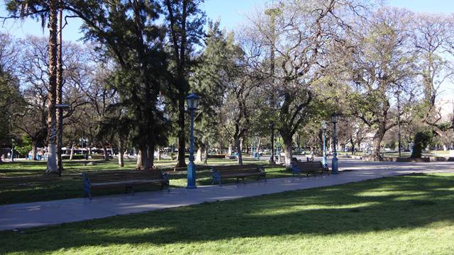 Mendoza - Plaza Independencia, a praça central da cidade.