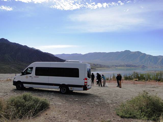 Represa de Potrerillos, no Rio Mendoza.