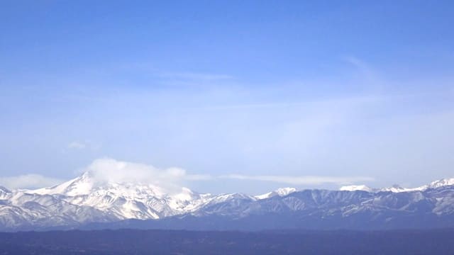 Parada para curtir a paisagem.