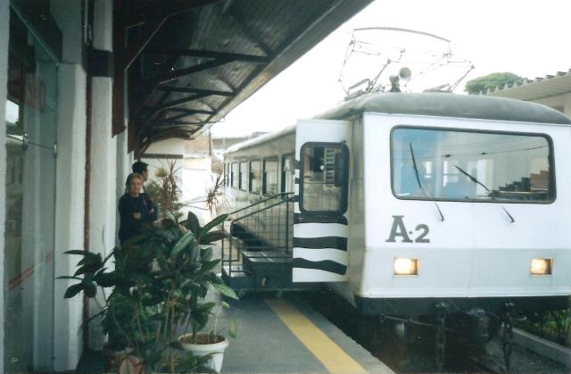 A Baronesa, locomotiva que faz o passeio turístico