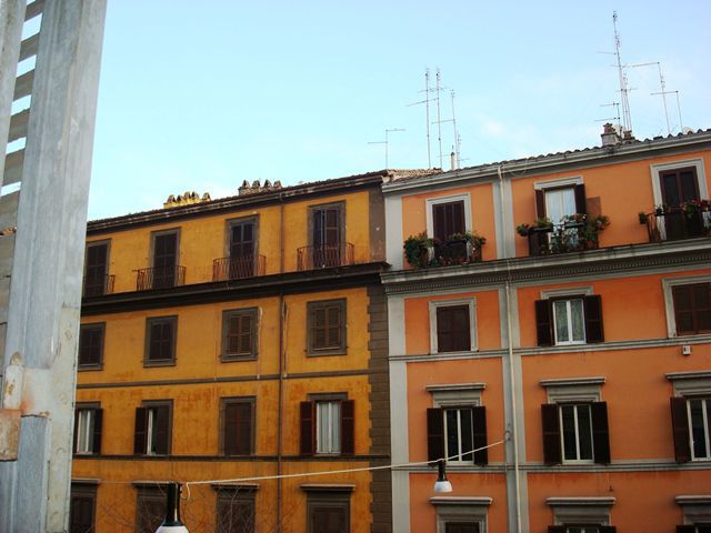 Vista da janela do hotel