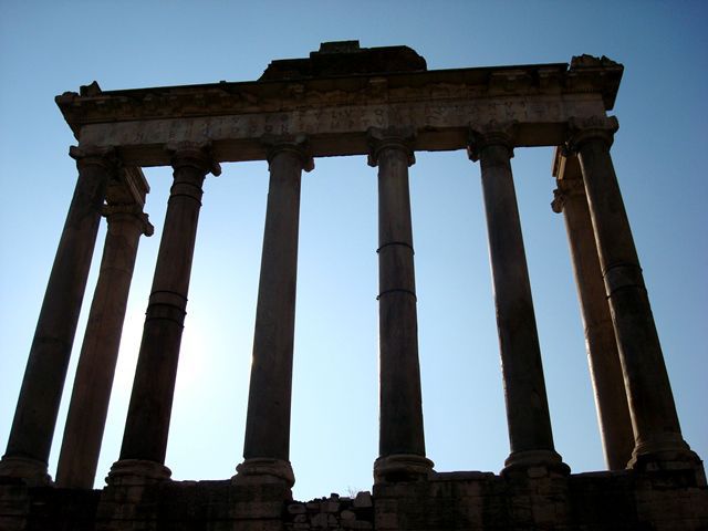 Colunas de um templo