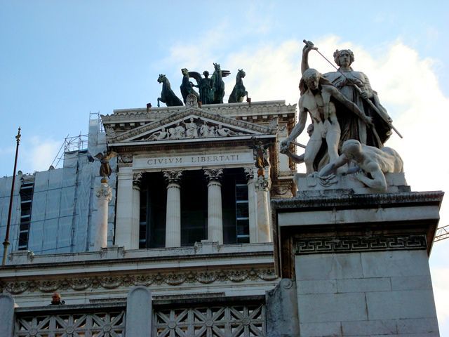 Monumento a Vittorio Emanuele - primeiro rei da Itália unificada