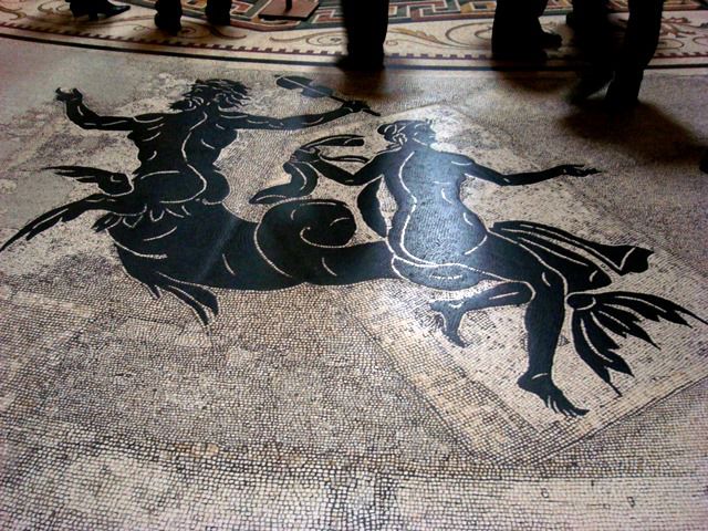 Museu do Vaticano - piso em mosaico