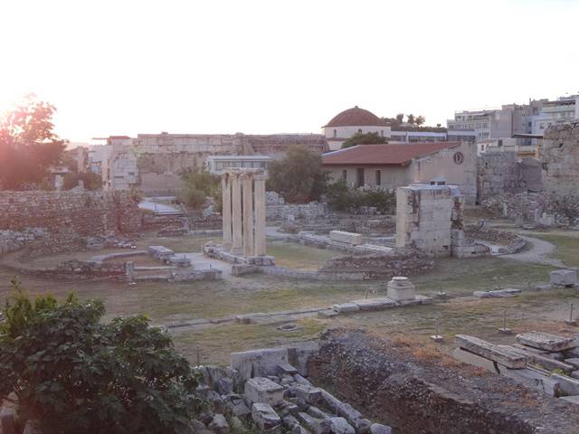 Biblioteca de Adriano - Sítio arqueológico.