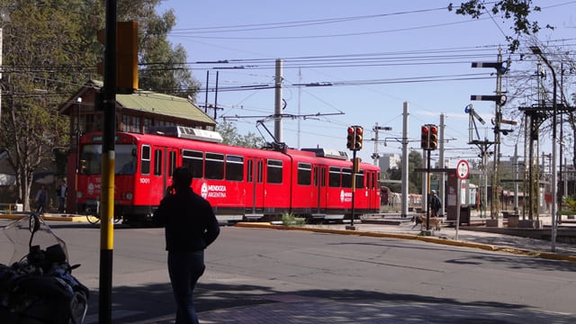 Bonde elétrico de Mendoza.