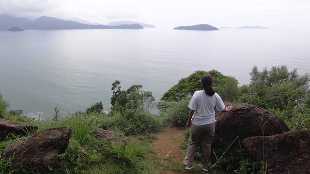 Mirante em Ubatuba.