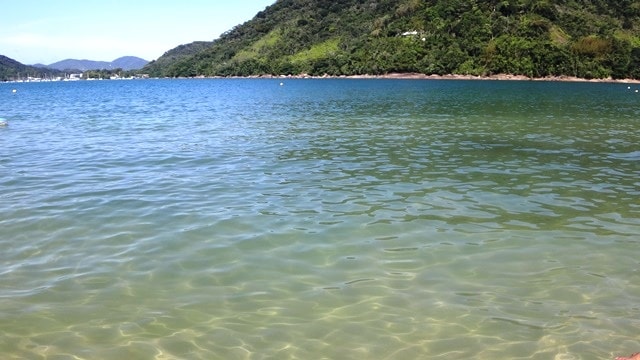 Praia de Santa Rita, em Ubatuba/SP.