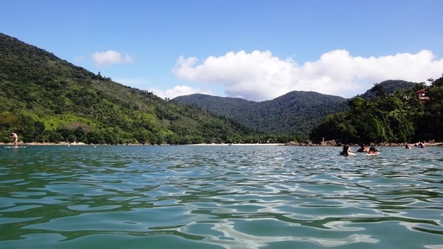 Praia de Santa Rita, em Ubatuba/SP.