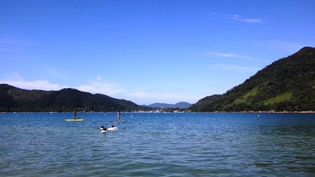 Praia de Santa Rita, em Ubatuba/SP.