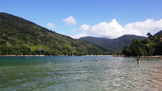 Praia de Santa Rita, em Ubatuba/SP.