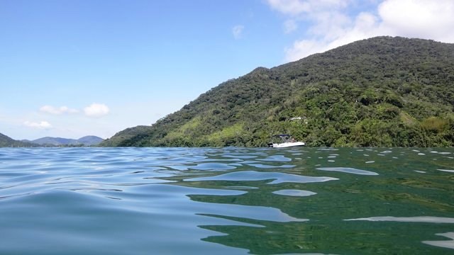 Praia de Santa Rita, em Ubatuba/SP.