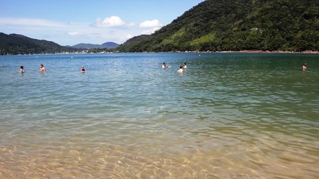 Praia de Santa Rita, em Ubatuba/SP.